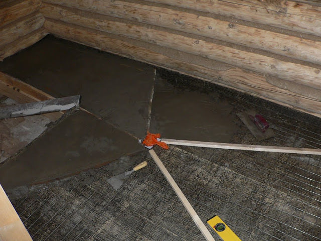 Как сделать бетонный пол в бане – подробная инструкция + видео