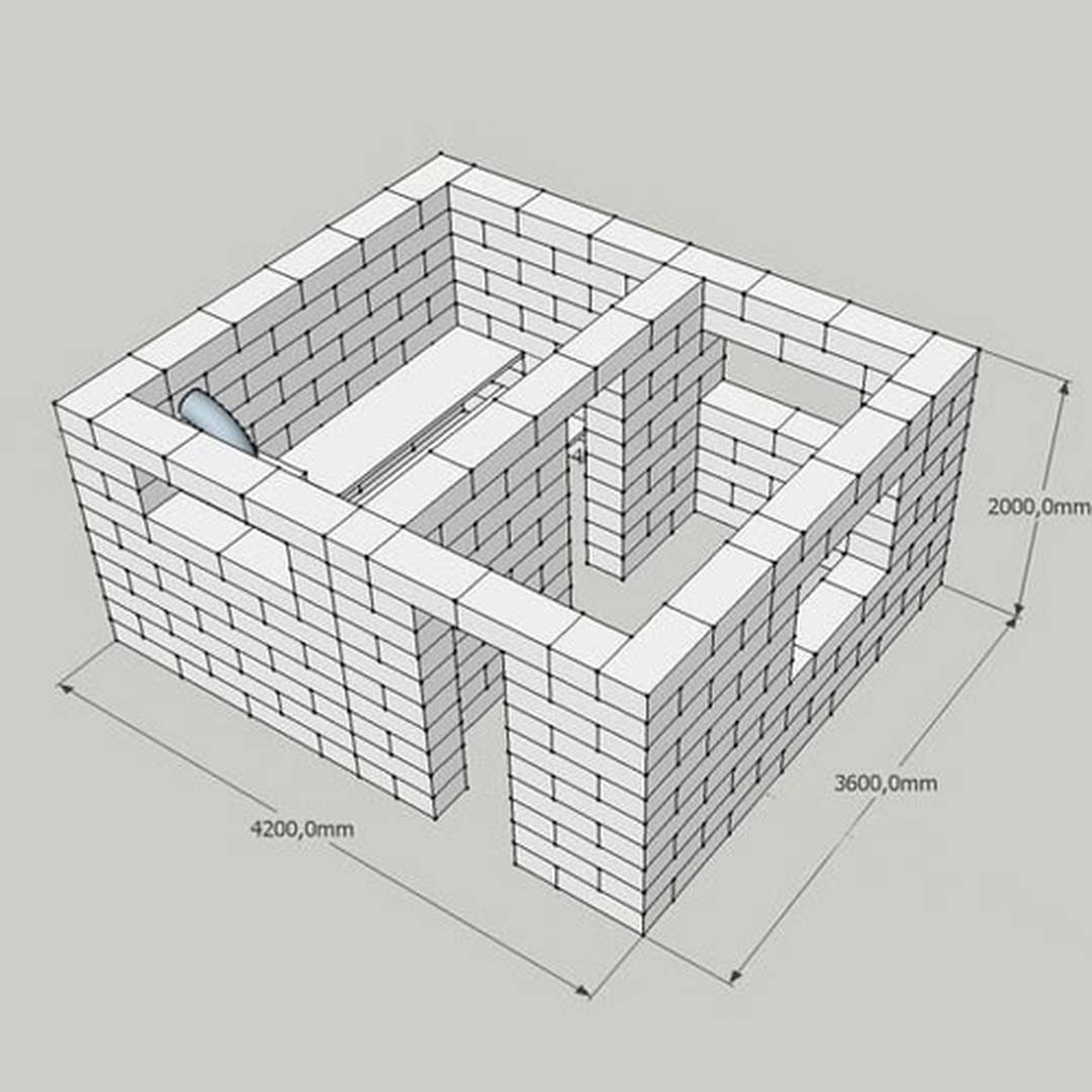 Как построить баню из керамзитных блоков