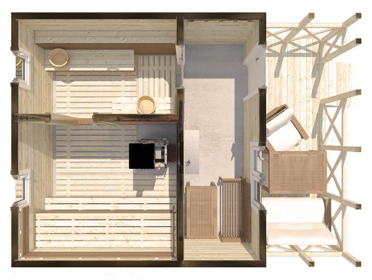 Баня площадью 3 на 4 - планировка внутри (57 фото): конструкций метражом 3х4 - мойка и парилка отдельно, план с раздевалкой и моечной