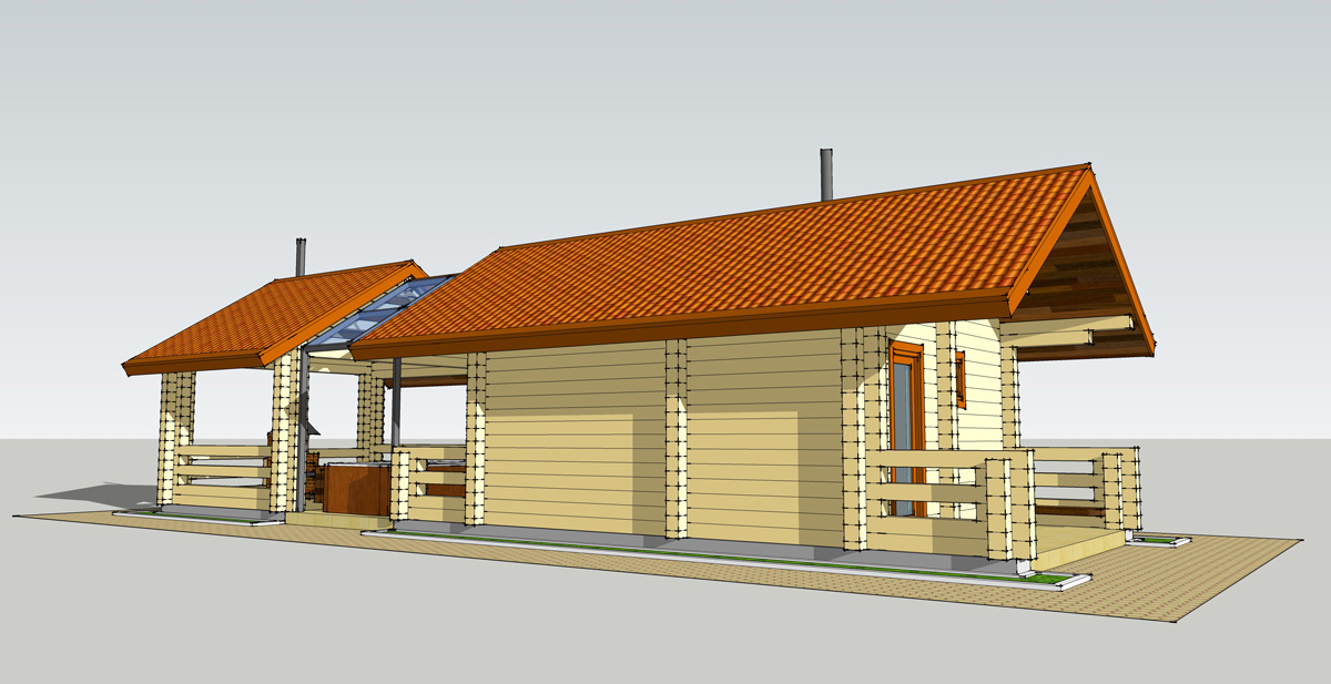 Строим баню с бассейном под одной крышей: проекты с хозблоком, сараем и санузлом