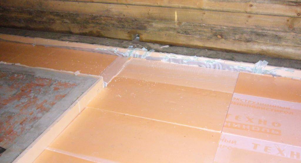 Утепление бетонного пола в бане: утеплители, руководство