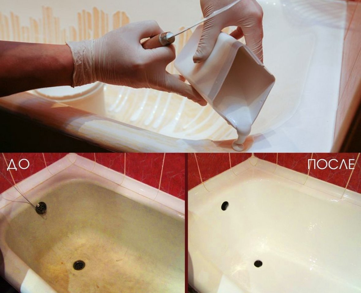 Реставрация ванн (64 фото): способы восстановления, выбор краски, покраска и заливка своими руками, отзывы