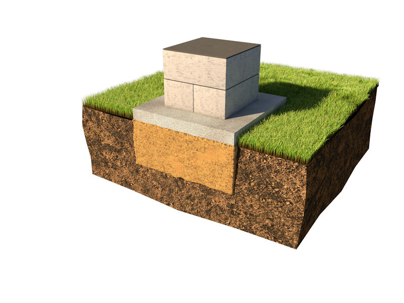 Дом на блоках без углубления. столбчатый фундамент из блоков - простой и быстрый вариант устройства основания для дома