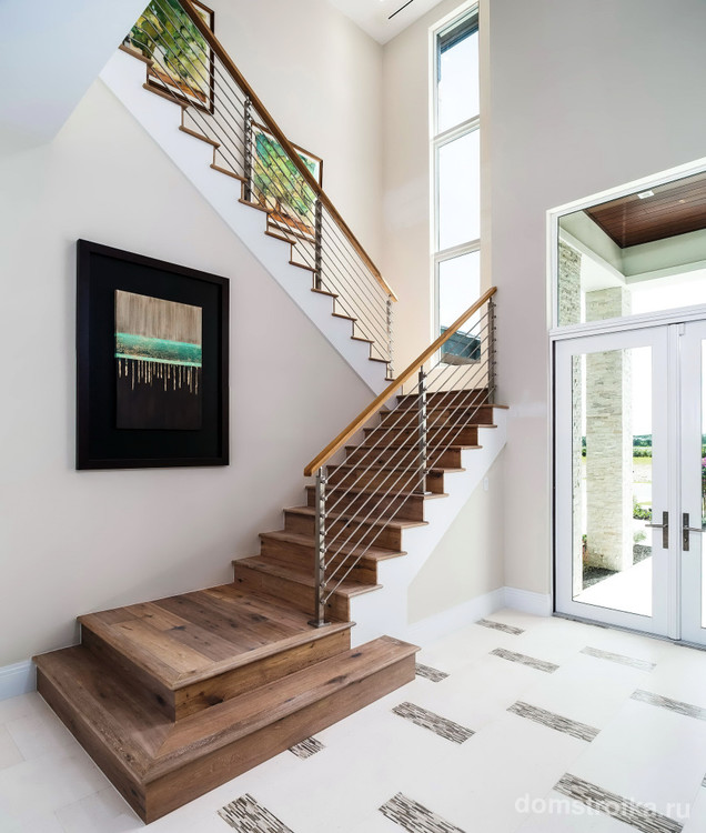 Современный дизайн лестниц для загородного дома: от «классики» до «ультра»-идей