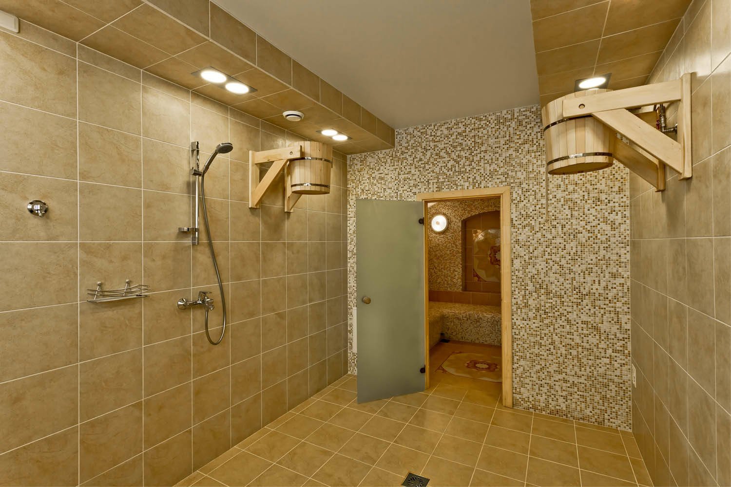 Моечная и помывочная в бане: отделка, дизайн и интерьер (+фото)