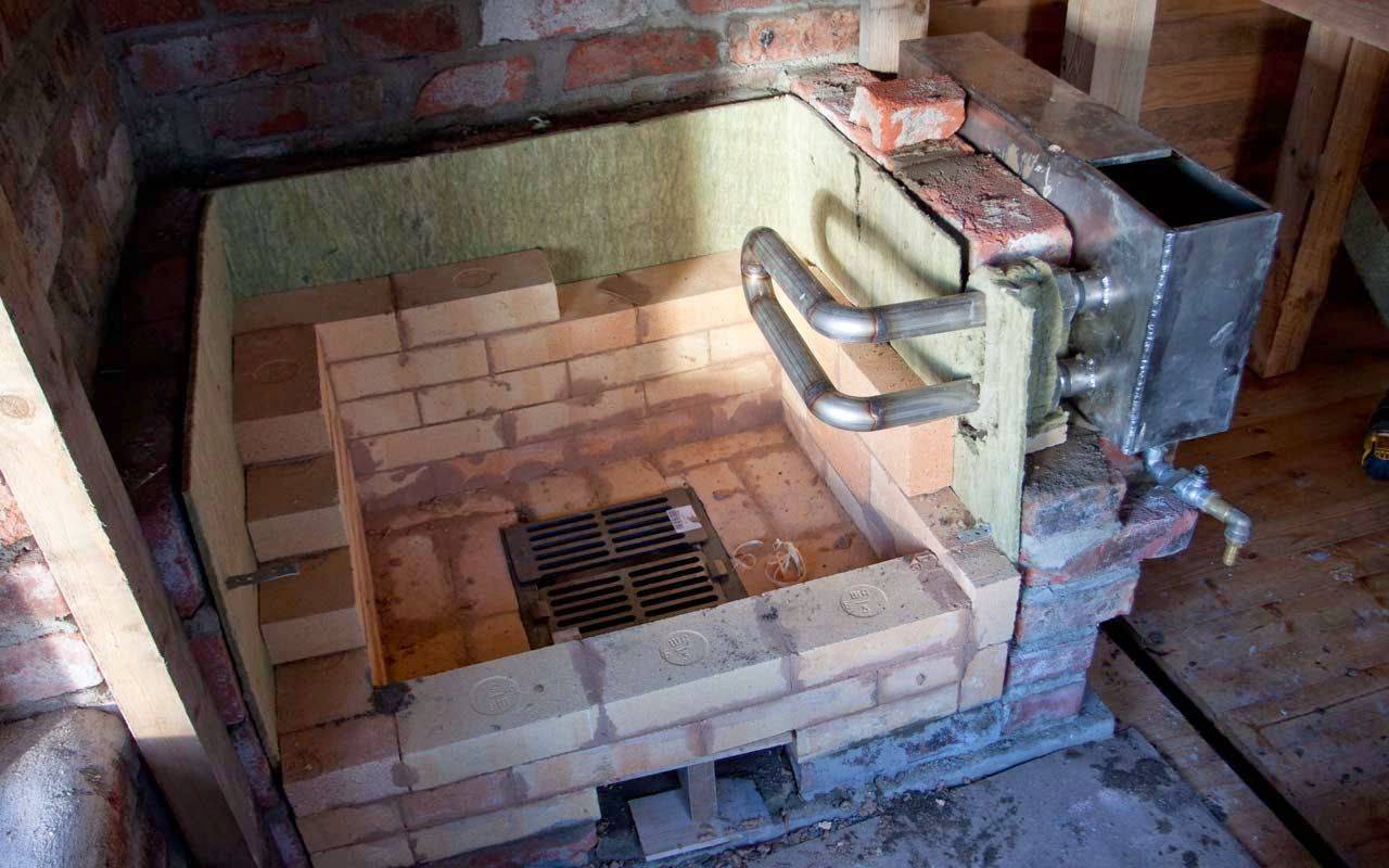 Печь с водяным контуром своими руками на дровах и отработке