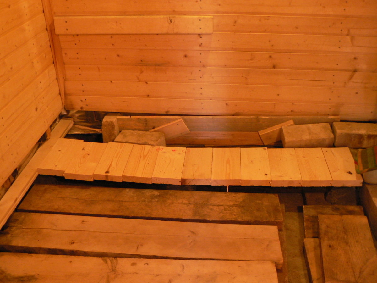 Чем обработать и пропитать деревянный пол в бане?