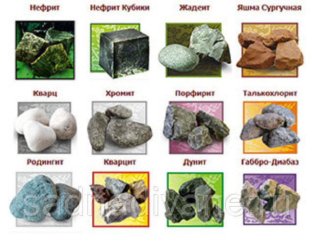 Какие камни для бани лучше выбрать: виды камней и их характеристики + рекомендации по использованию