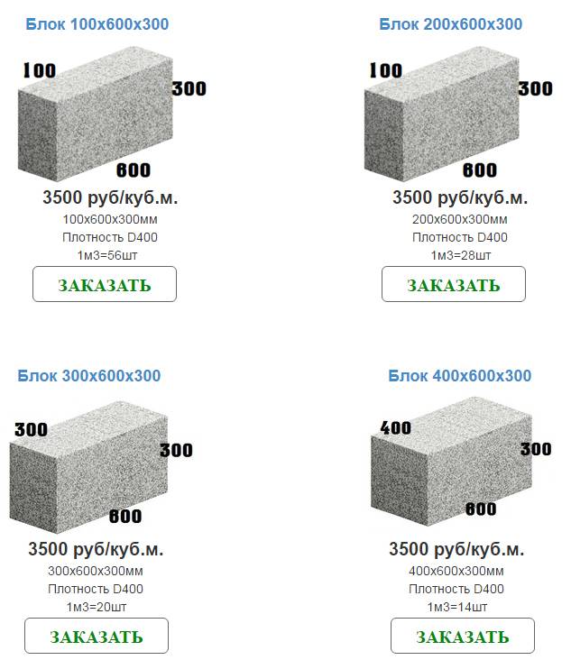 Блоки для бани какие лучше