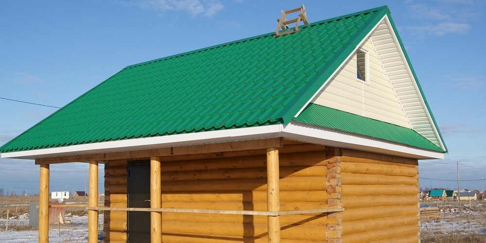 Крыша бани - 105 фото как построить и оформить красивую кровлю для деревянной бани