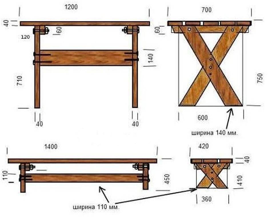 Стол из из дерева своими руками (81 фото): как сделать деревянный столик из досок и изготовление конструкции из массива