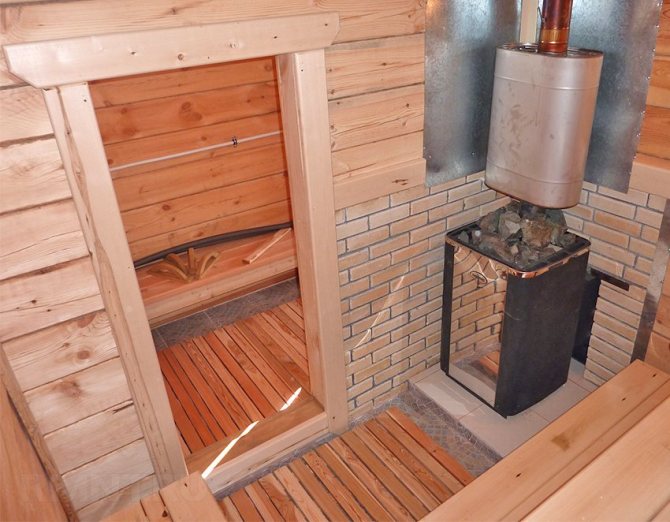 Как установить печь в бане: пошаговый инструктаж от фундамента до дымохода