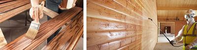 Чем обработать вагонку в бане и парилке: выбор пропитки для защиты древесины