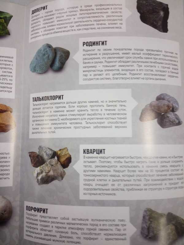 Как выбрать камни для бани?