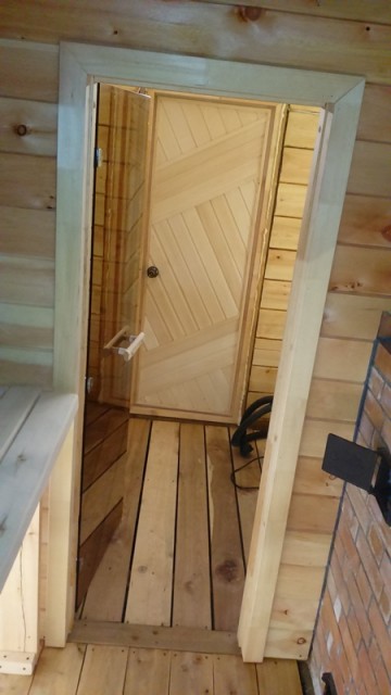 Дверь в парную: деревянные двери для парилки своими руками, установка