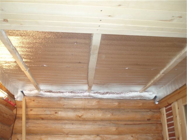 Настильный потолок в бане: технология изготовления легкого и недорогого потолочного перекрытия