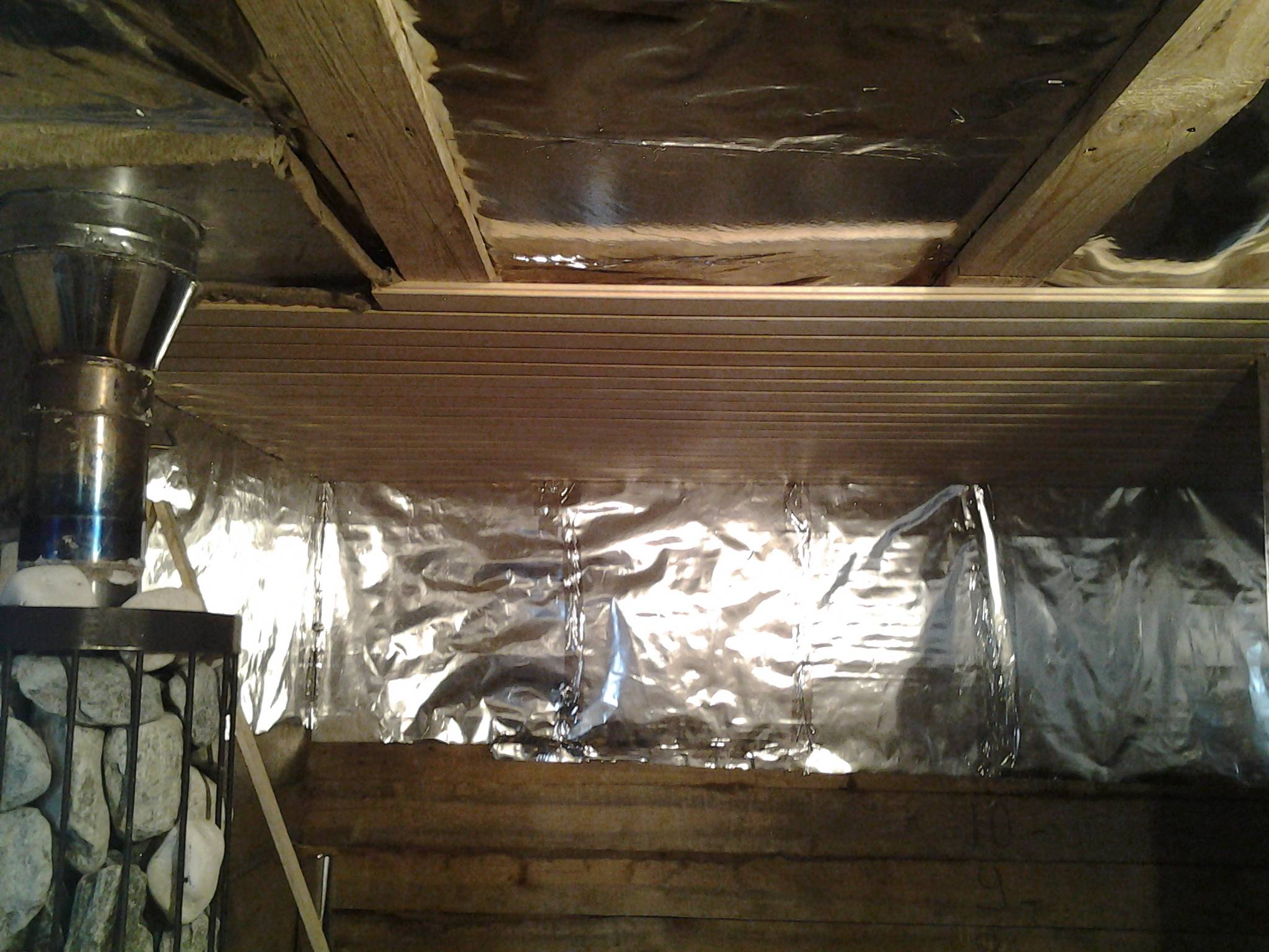 Чем и как нужно утеплять потолок в русской бане?