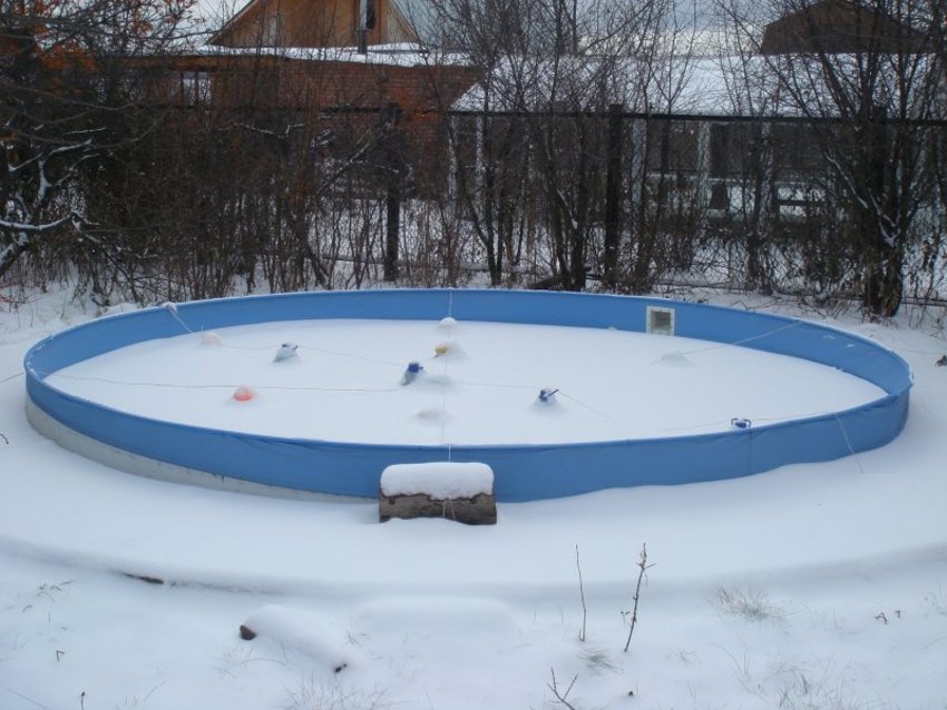 Подготовка каркасного бассейна к зиме