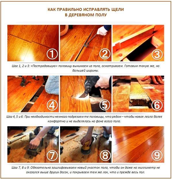 Как убрать скрип деревянного пола - причины скрипа и методы устранения в квартире своими руками