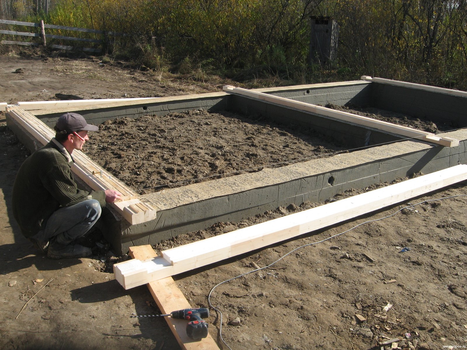 Монолитный плитный фундамент для бани: толщина, устройство, технология армирования и заливки