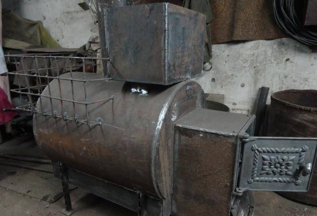 Печь для бани из трубы своими руками: горизонтальная печка самодельная, как сделать