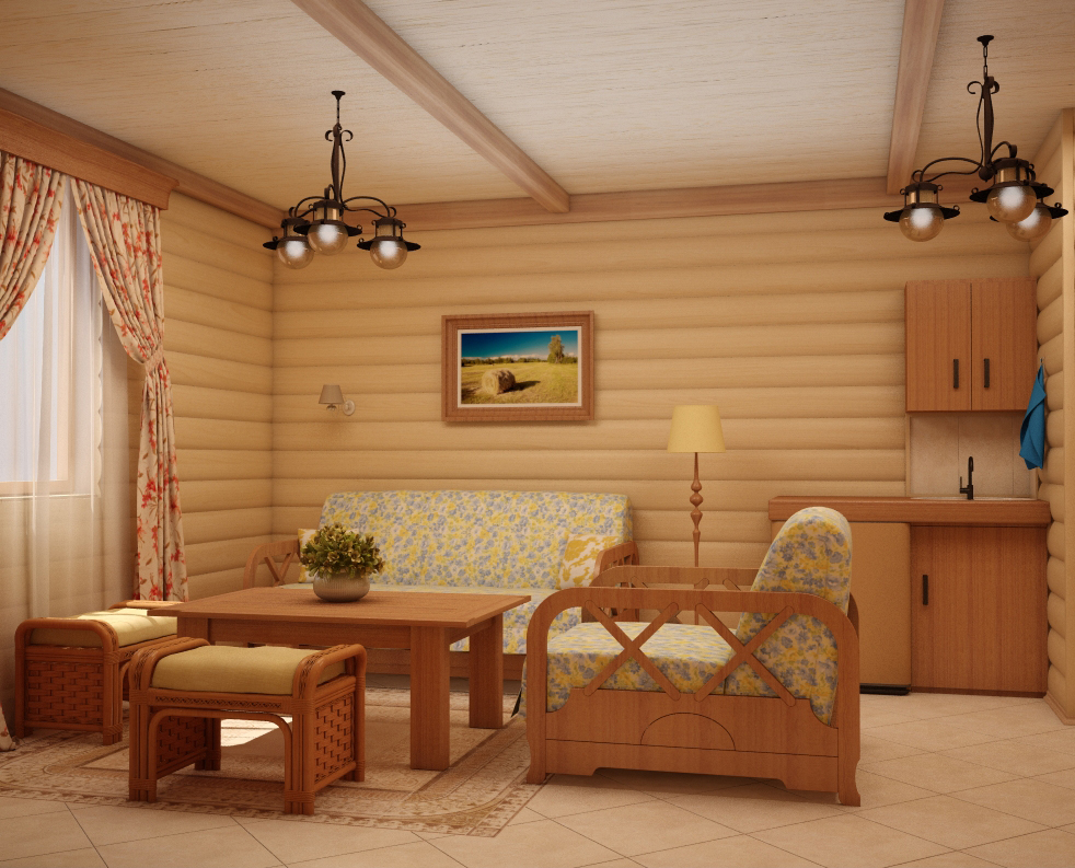 Фото и особенности дизайна комнаты отдыха в сауне
