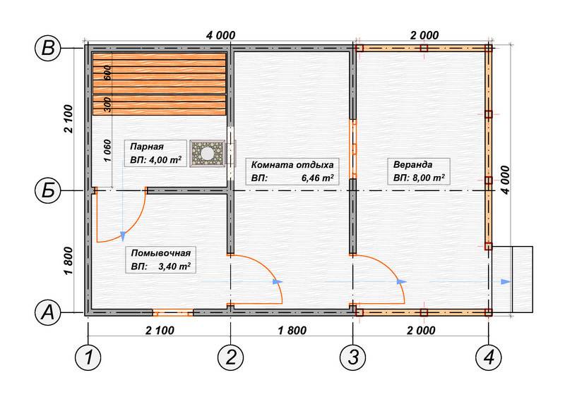 Каркасная баня 6х4 – особенности проектирования и строительства
