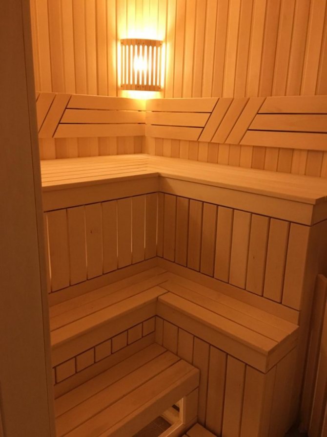 Вагонка в предбаннике — выбор ламелей для первой комнате в бане, 8 фото