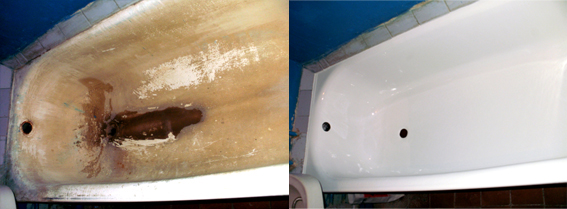 Реставрация ванн жидким акрилом: восстановление покрытия своими руками