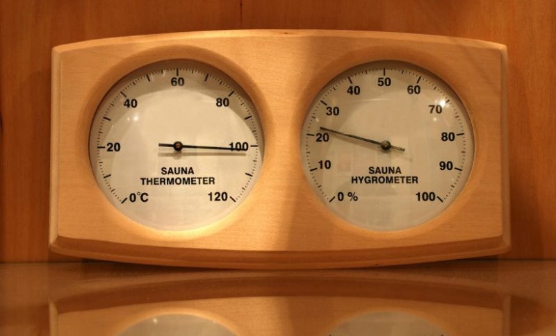 Температура и влажность в русской бане