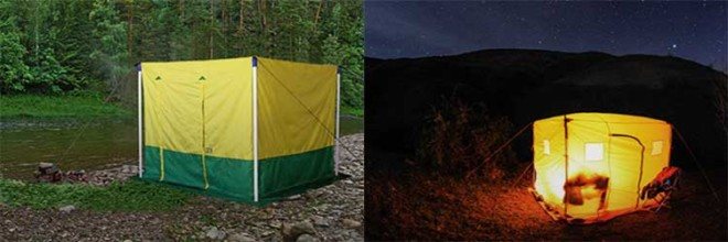 Походные бани (47 фото): мобильная палатка с печкой своими руками, переносные туристические бани nova tour и «мобиба», «морж» и «берег»