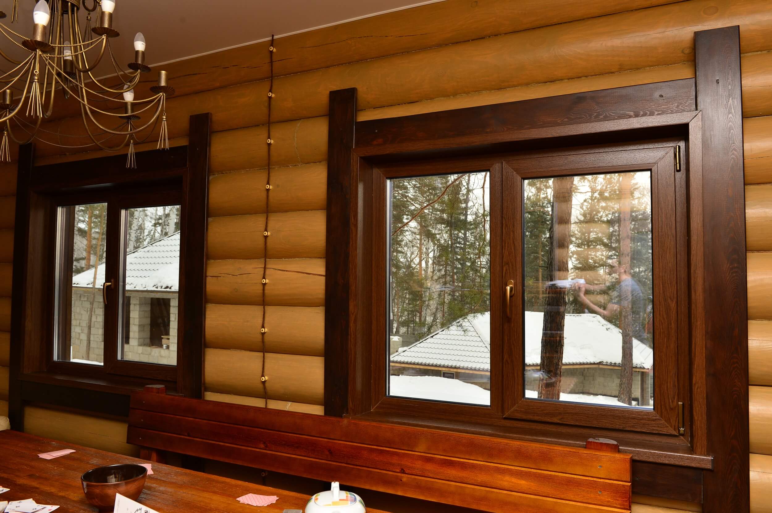 Деревянные окна для бани: со стеклопакетом и обычные, для разных помещений - парилки, комнаты отдыха и прочих
