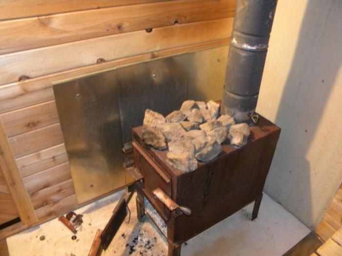 Установка печи в бане на деревянный пол - пошаговая инструкция!