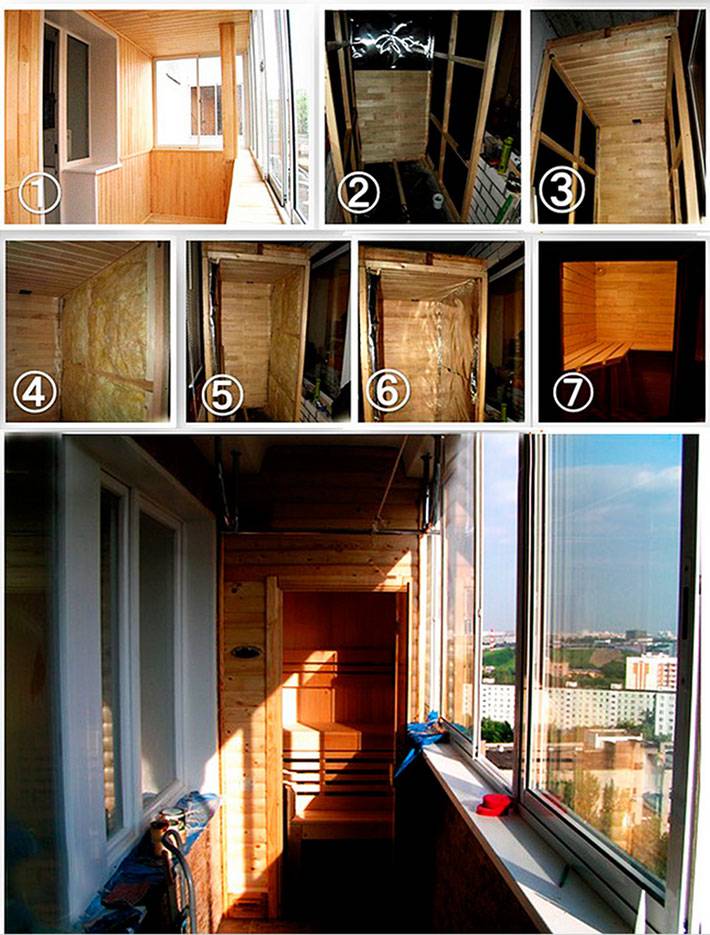 Устройство сауны на балконе: советы по установке и оформлению