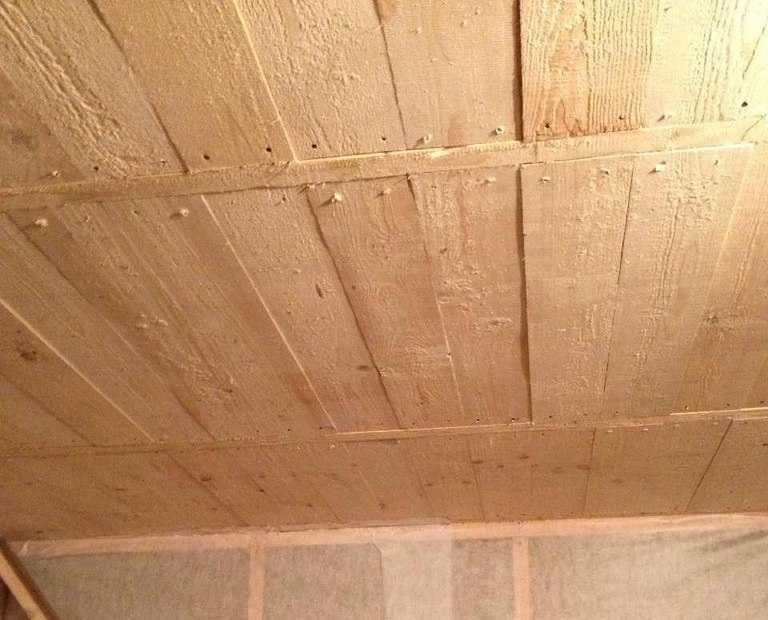 Чем отделать потолок в бане