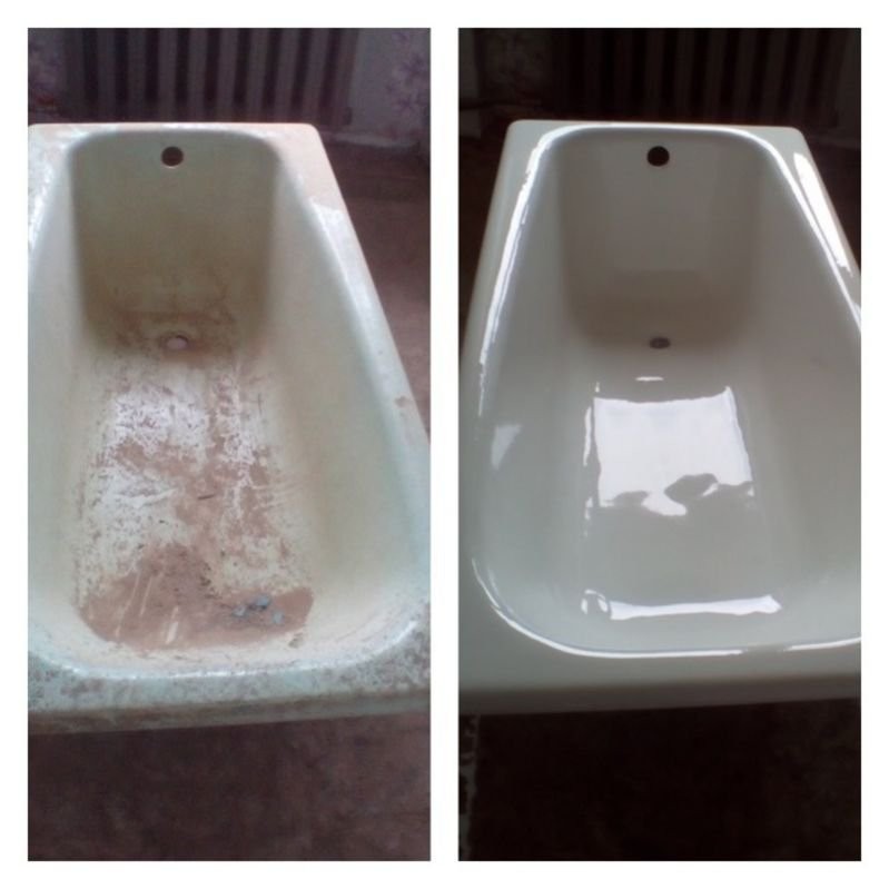 Как обновить старую чугунную ванну своими руками: способы реставрации и восстановления