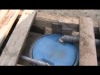 Как сделать простейший слив воды на даче для раковины, душа, бани своими руками (с фото)