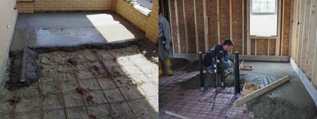 Устройство бетонного пола в бане своими руками – этапы работ