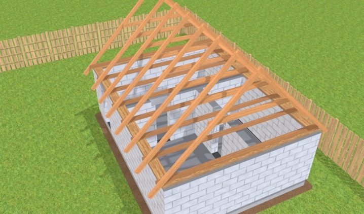 Односкатная крыша для бани: строим правильно