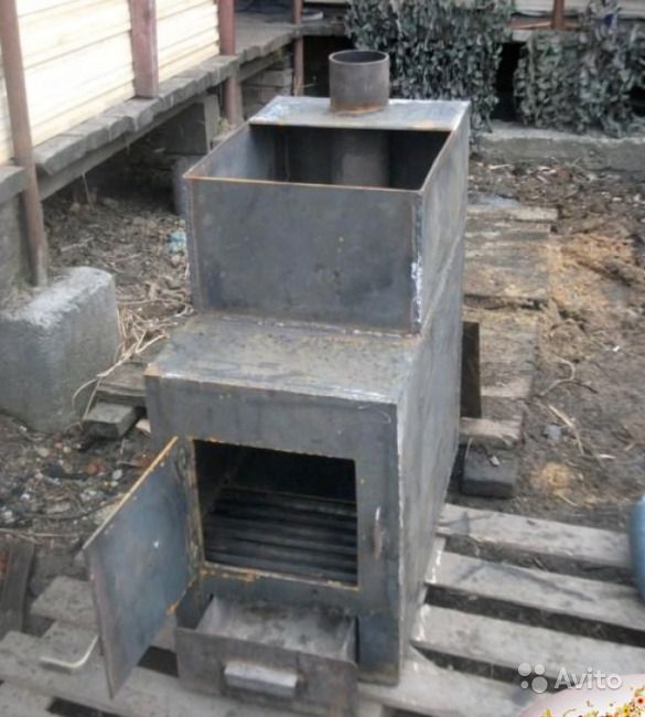 Высокий кпд и быстрый нагрев обеспечит печь для бани из металла, сделанная своими руками