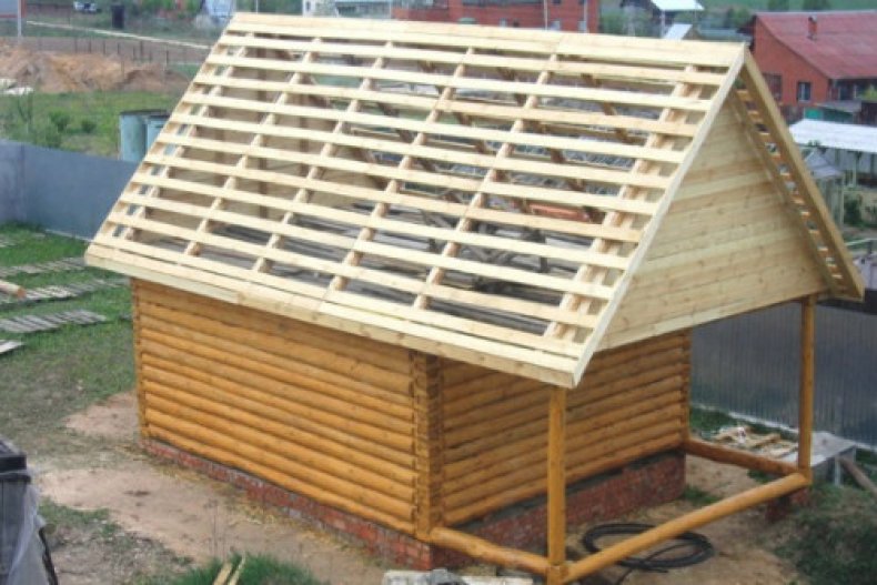 Изготовление крыши бани своими руками: варианты крыш, расчёт материала, пошаговое руководство