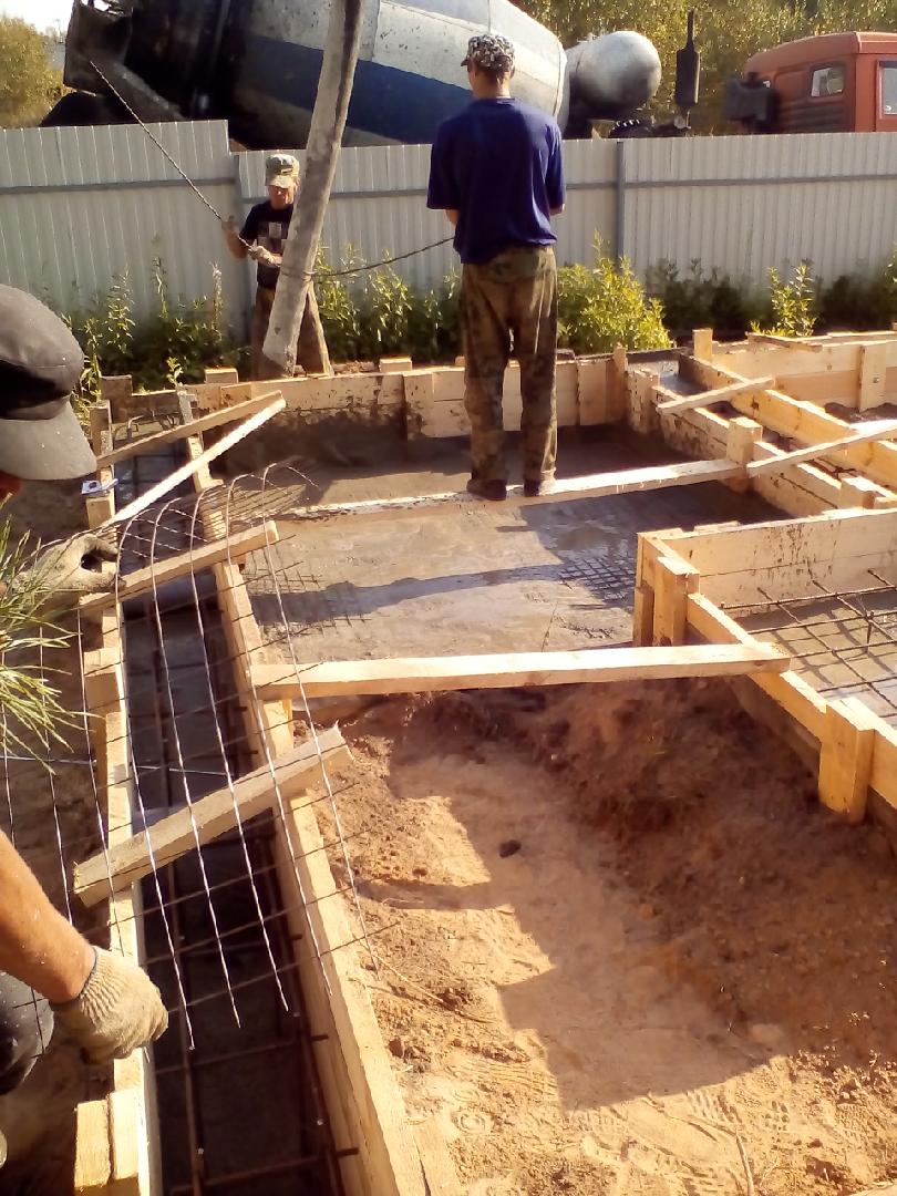Как правильно залить фундамент под баню: марка бетона, залив, шаг за шагом