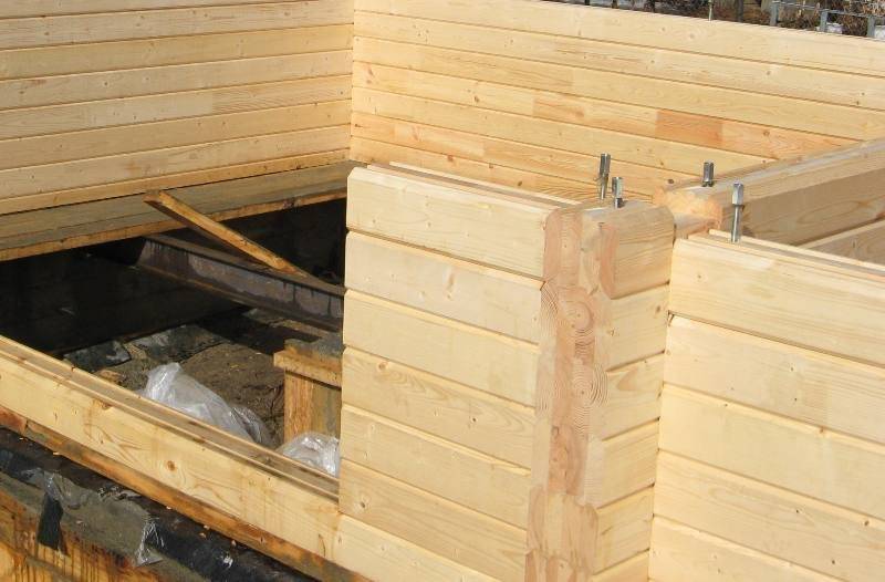 Строительство бани из профилированного бруса 4х4 м своими руками - подробная информация!