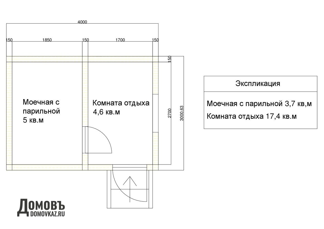 Баня 3x4 своими руками
