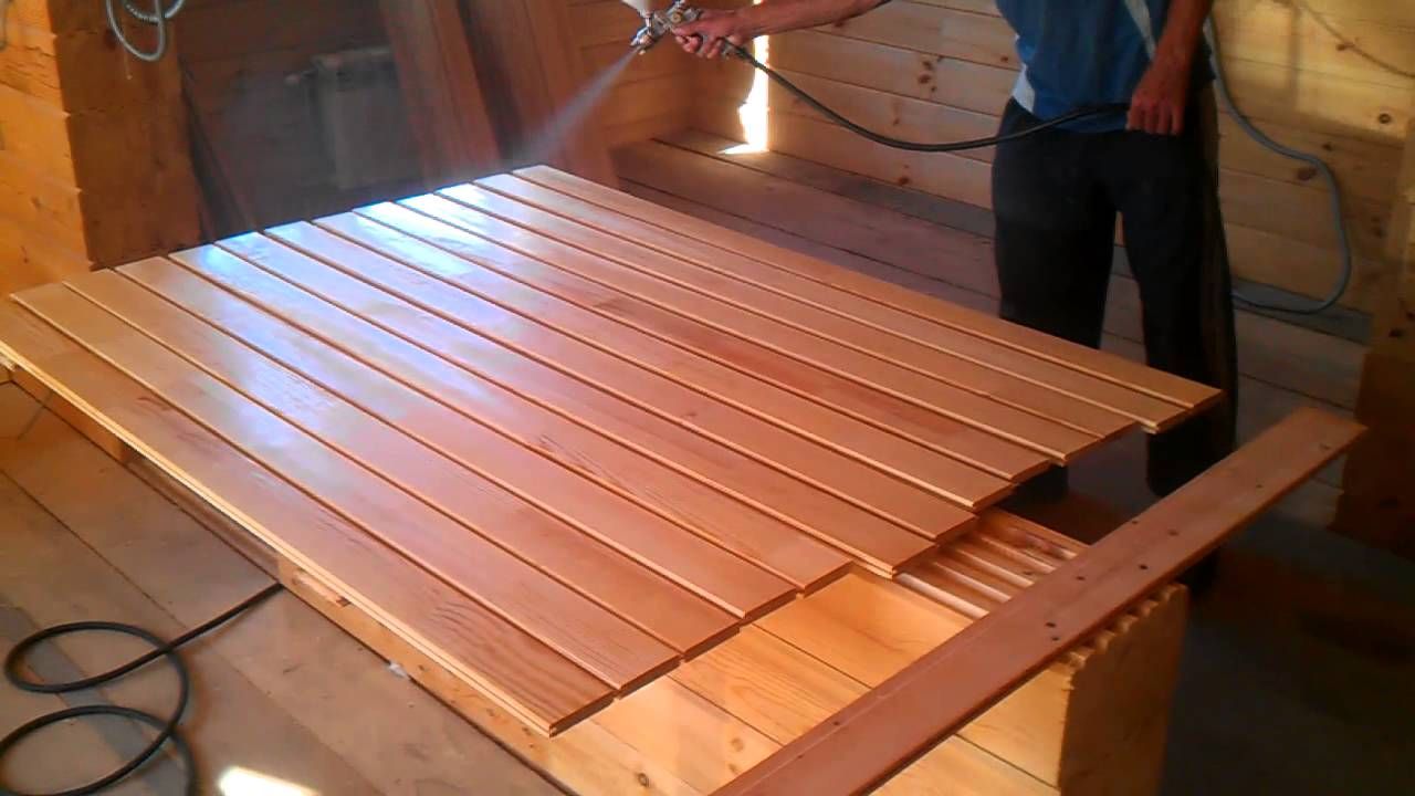 Чем обработать деревянный пол в бане