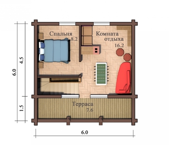 Проекты бани с комнатой отдыха: особенности составления, виды | построить баню ру