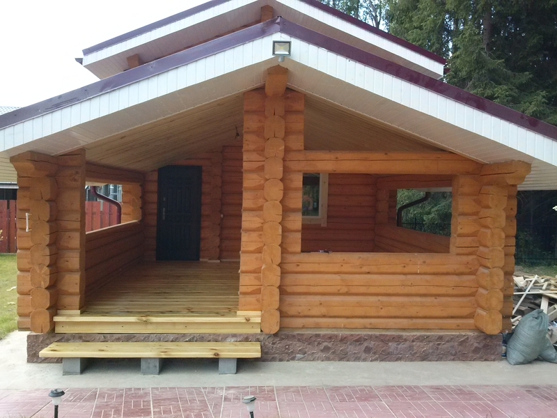 Бани из лафета под ключ от гк «городлес»