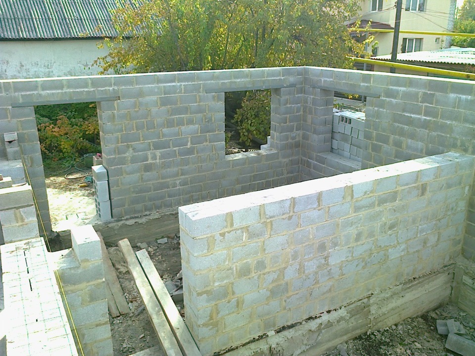 Как построить баню из керамзитных блоков