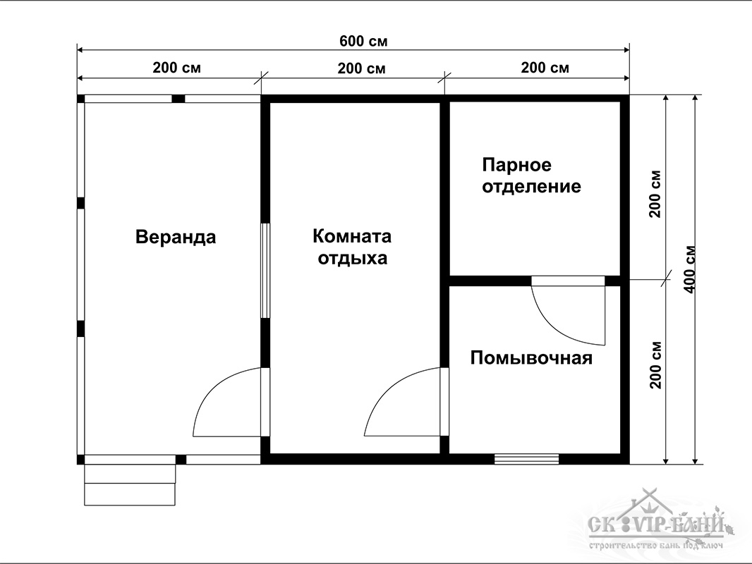 Баня 4х4 под ключ: проекты, планировки, цены на строительство в москве, фото