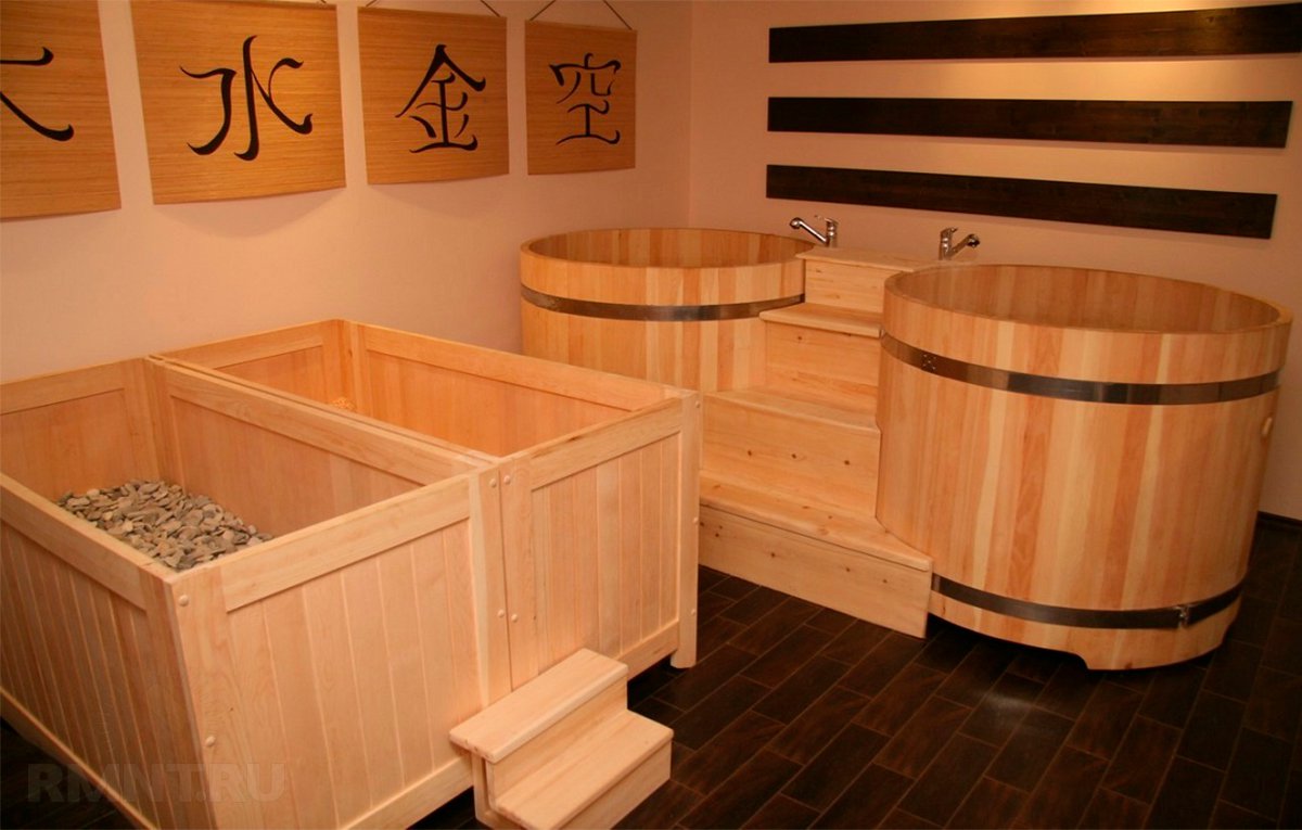 Японская баня офуро, фурако: своими руками